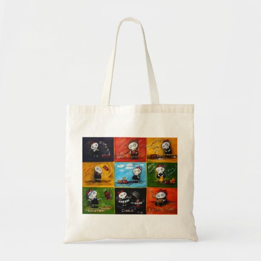 ソーセージの女の子のバッグ トートバッグ (正面)