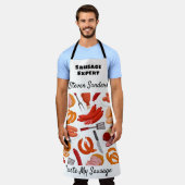ソーセージの専門家 エプロン (着用した状態)