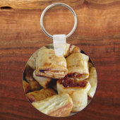 ソーセージの山転が キーホルダー (正面)