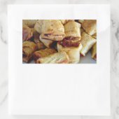 ソーセージの山転が 長方形シール (バッグ)