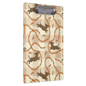 ソーセージの背景を持つ幸運な犬 クリップボード (右)