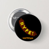 ソーセージの誇大宣伝! bdd76Hypeのバッジ 缶バッジ (正面&裏面)
