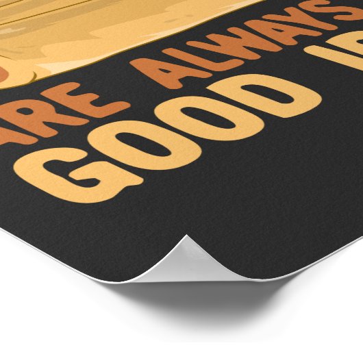 ソーセージは転が常に良いアイディア ポスター (角)