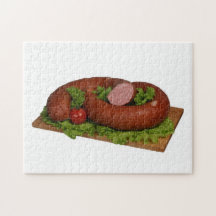 ソーセージをボード上に。