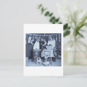 ソーセージを試せ!我々が見たものが手に入る ポストカード (スタンド正面)