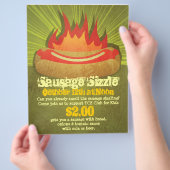 ソーセージシズルパーティー チラシ (手)
