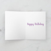 ソーセージドッグ誕生日カードおもしろい カード (内部)