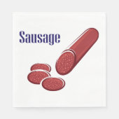 ソーセージナプキン スタンダードランチョンナプキン (正面)