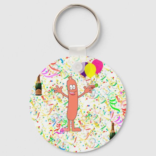 ソーセージパーティー キーホルダー (正面)