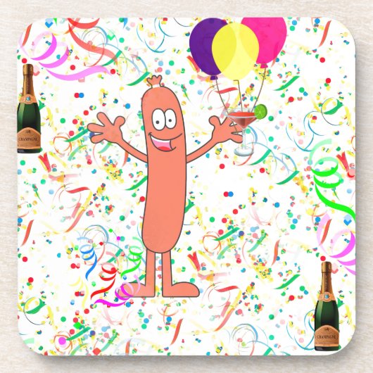 ソーセージパーティー コースター (正面)