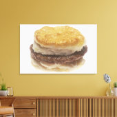 ソーセージビスケット キャンバスプリント (インサイチュ (リビング))