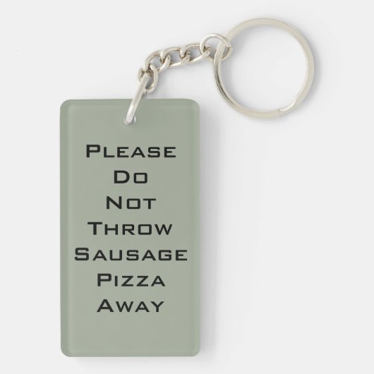 ソーセージピザ キーホルダー (裏面)