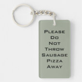 ソーセージピザ キーホルダー (正面)