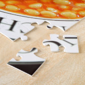 ソーセージロールおよび焼いたな豆 ジグソーパズル (側面)