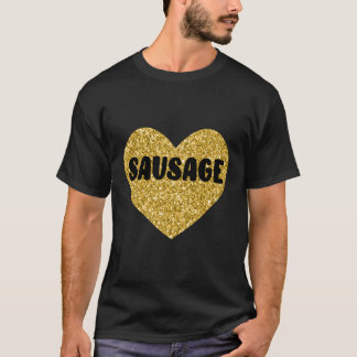 ソーセージ大好きソーセージ食肉 Tシャツ