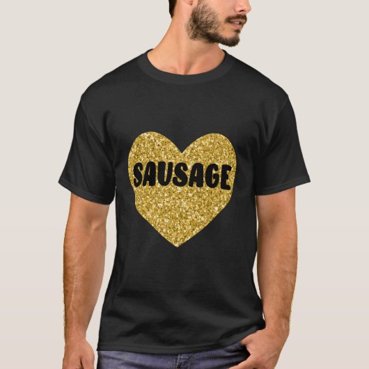 ソーセージ大好きソーセージ食肉 Tシャツ (正面)