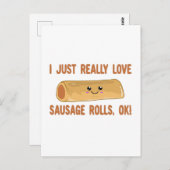 ソーセージ大好き転がだよ! ポストカード (正面/裏面)