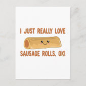 ソーセージ大好き転がだよ！ ポストカード (正面)