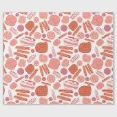 ソーセージ愛好家 ラッピングペーパー (フラット)