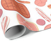 ソーセージ愛好家 ラッピングペーパー (ロールコーナー)