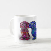 ソーセージ愛犬家 コーヒーマグカップ (正面左)