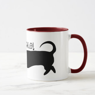 ソーセージ犬のマグ マグカップ