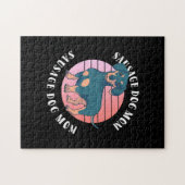 ソーセージ犬のママ ジグソーパズル (横)