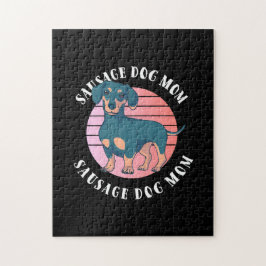 ソーセージ犬のママ ジグソーパズル