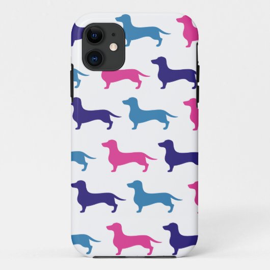 ソーセージ犬用の電話カバー Case-Mate iPhoneケース (裏面)