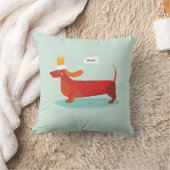 ソーセージ犬！ クッション (ブランケット)