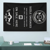 ソーセージ製造者 横断幕 (トレードショー)