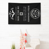 ソーセージ製造者 横断幕 (インサイチュ)