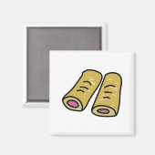ソーセージ転が マグネット (正面/裏面)
