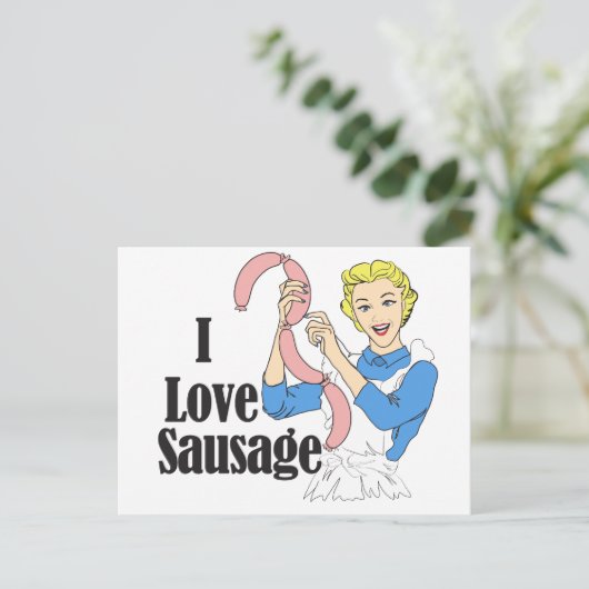 ソーセージ ポストカード (スタンド正面)