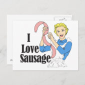 ソーセージ ポストカード (正面/裏面)