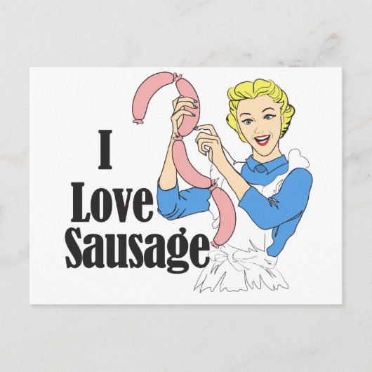 ソーセージ ポストカード (正面)