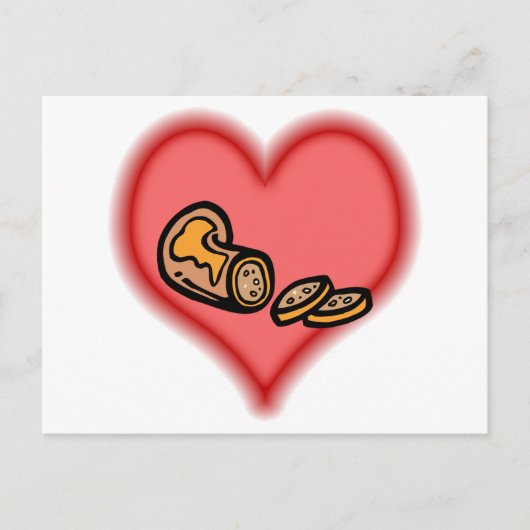 ソーセージ ポストカード (正面)