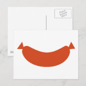 ソーセージ ポストカード (正面/裏面)