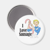 ソーセージ マグネット (正面/裏面)