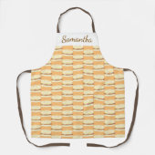 ソーセージ、卵、チーズサンドイッチ エプロン (正面)