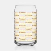 ソーセージ、卵、チーズサンドイッチ ガラス缶 (右)