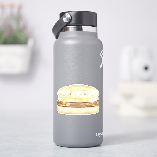 ソーセージ、卵、チーズサンドイッチ シール (HydroFlask)