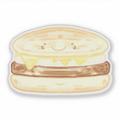 ソーセージ、卵、チーズサンドイッチ シール (正面)