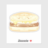 ソーセージ、卵、チーズサンドイッチ シール (シート)