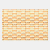 ソーセージ、卵、チーズサンドイッチ ラッピングペーパーシート (正面)