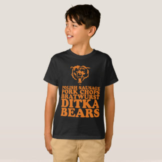 ソーセージ。 Ditka。 くま Tシャツ