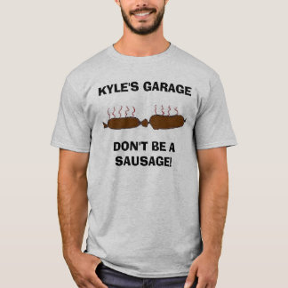 ソーセージ、KYLEのGARAGEDON'Tはソーセージです! Tシャツ
