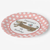 ソーセーパーソナライズされたジドドドダシュントパーティー ペーパープレート (アングル)