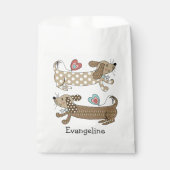 ソーセーパーソナライズされたジドードックシュント フェイバーバッグ (正面)