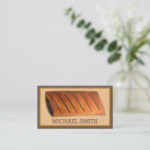 ソーセー転がジブリティッシュフードセイボリーパティシシェフカフェ 名刺 (スタンド正面)